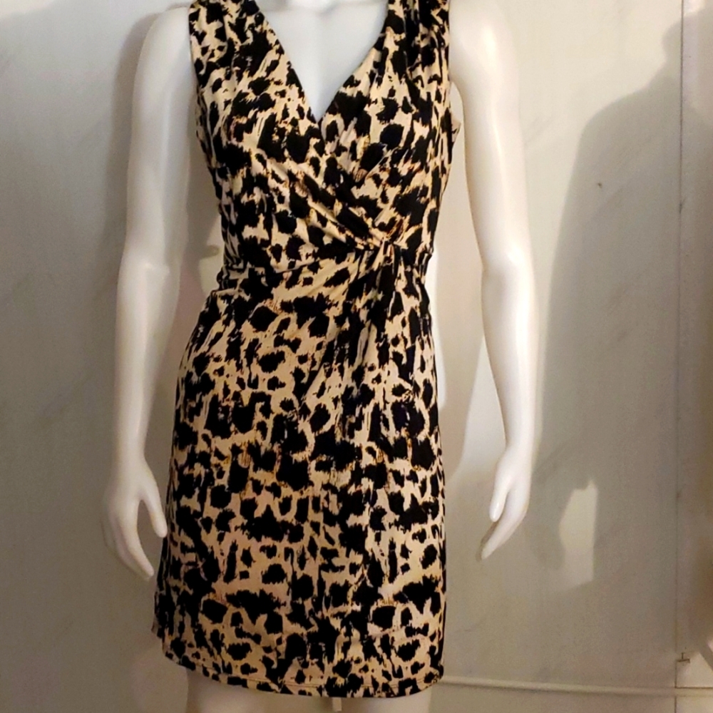 Jessica leopard print dress